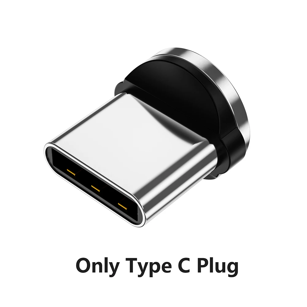 Only Plug TypeC MANTIS 2 м Магнитный кабель Micro usb type C зарядный кабель для samsung iPhone 7 6 Android мобильный телефон провод для быстрого заряда шнур - Цвет: Only Plug TypeC