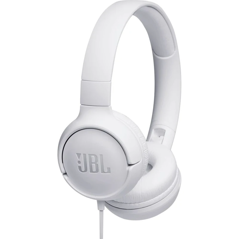 Гарнитура накладные JBL T500 1.187м белый проводные