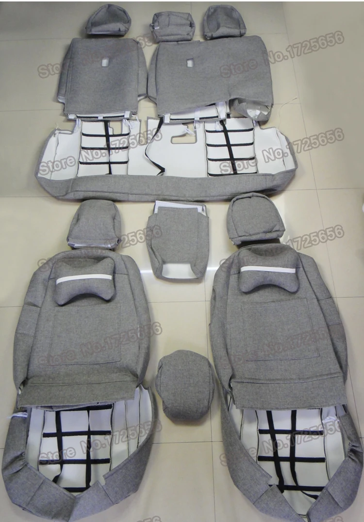 AutoDecorun льняной ткани чехлы на сиденья автомобиля для Lexus NX300h NX200t NX200 NX300 сиденья Аксессуары для автомобилей поддерживает 16 шт./компл