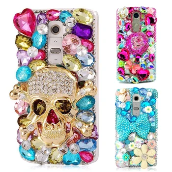 

3D Skull Diamond Rhinestone case cover For Huawei mate P9 P10 P20 P30 lite Pro y6 Y7 Y9 prime p smart 2018 nova 3i5i pro 4e 2019