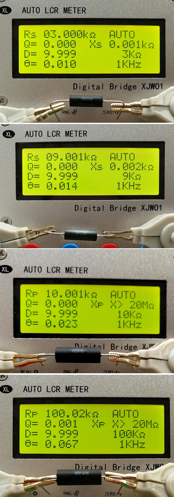 Xjw01 lcr digital ponte tester 0.3 precisão