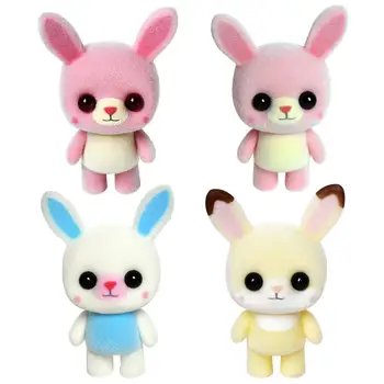 

NEW Free Drop Shipping Cartoon Rabbit Animal Soft Flocking Doll Kids Sleeping Toy Table Sofa Bed Decor gift for children