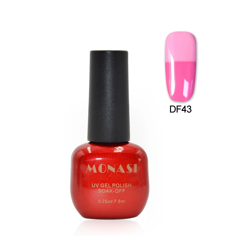 Thermo Varnish Changing Gel Nail Polish Soak Off UV Nail Gel Lacquer UV/LED Gel Temperature Varnish Gel Long Lasting - Цвет: DF43