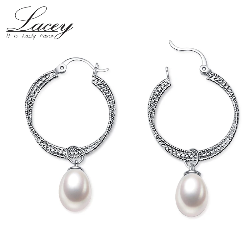 

Fashion Real Freshwater Pearl Earrings For Women,Natural Pearl Korean Earrings Girl Gift,Trendy Long Earrings With Pearl