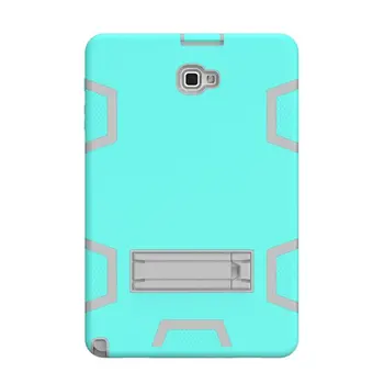 

Tablet Computer Silicone Protective Case Cover For Samsung Tab A 10.1" P580 Rubber Hidden Stand