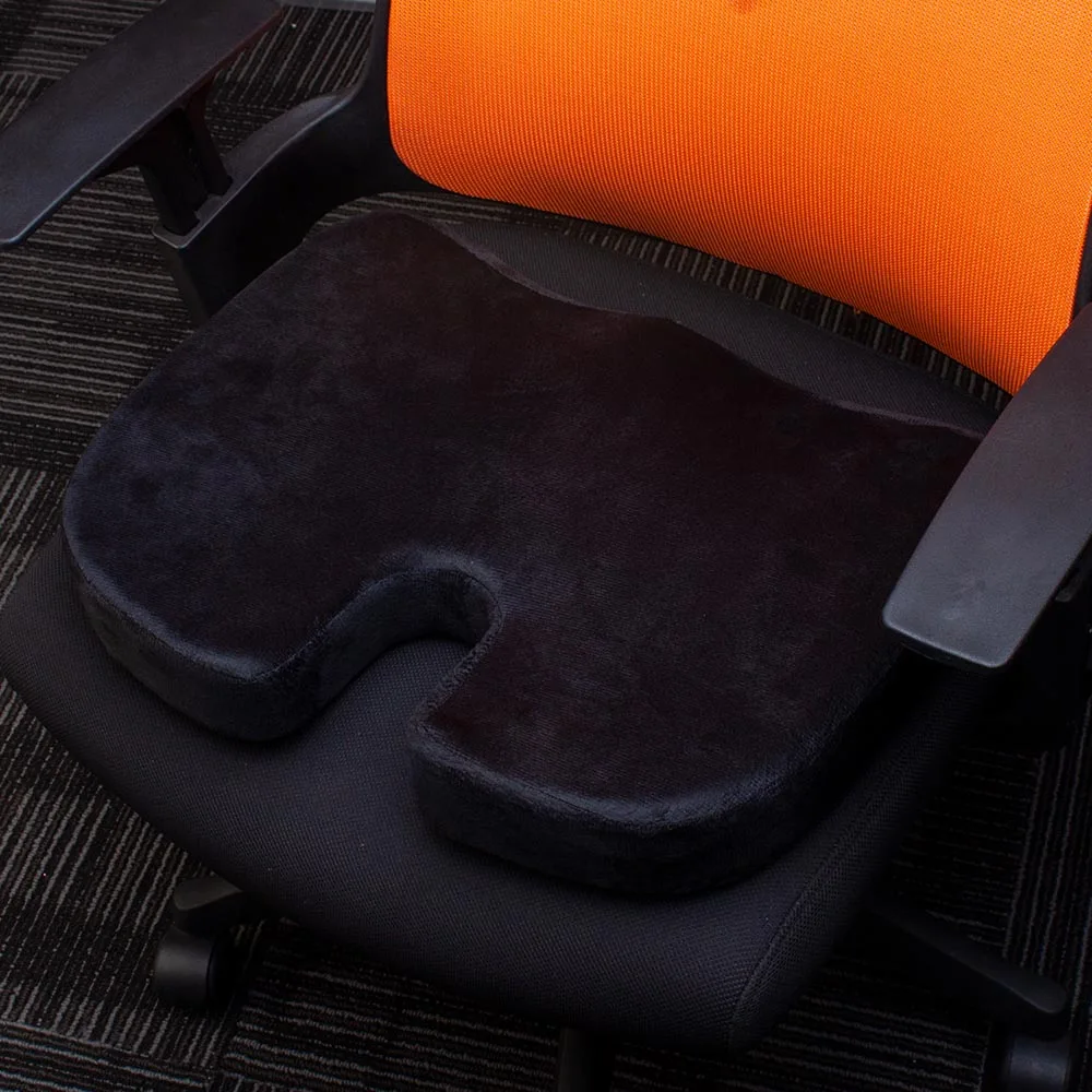 Travel Breathable Seat Cushion Coccyx Orthopedic Memory Foam U Seat Massage Chair Cushion Pad Car U-Shape Seat Cushion 