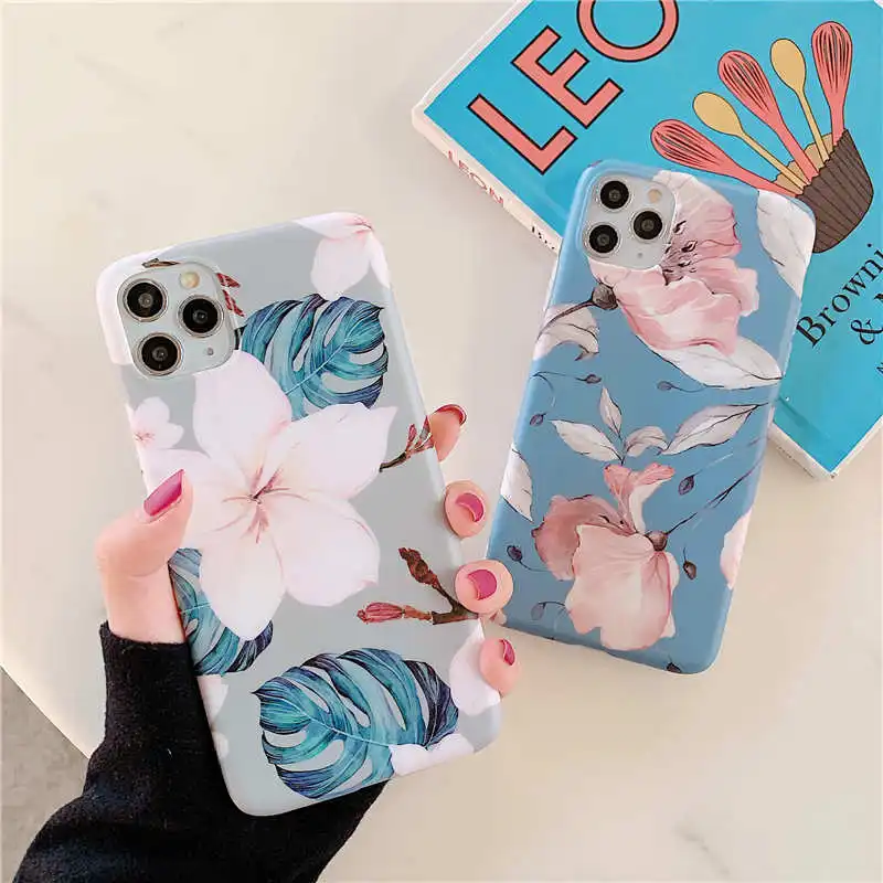 Ретро Цветочный чехол для телефона Huawei Mate 30 Lite чехлы P20 P30 Pro 20 мягкий IMD матовый