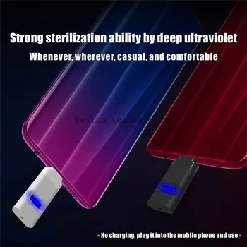 

Factory direct sales of new products UV disinfection lamp LED UVC sterilization lam portable mobile phone USB sterilizer