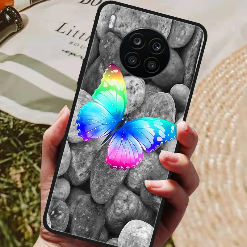 For Huawei Nova 8i Case Nova8i Cute Silicone Case Soft Slim Fundas For Huawei Nova 8i New Phone Cases nova8i 8 i Cover Bumper neck pouch for phone