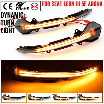 

Dynamic Blinker for Seat Leon III 5F ST FR Cupra Arona KJ7 LED Turn Signal Mirror Indicator light 2013 2014 2015 2017 2018