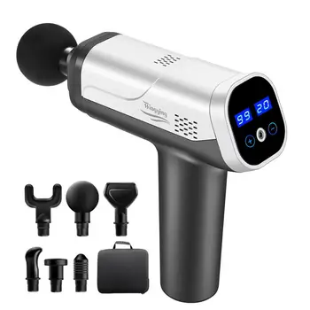 

Massage Gun Muscle Massager Fascia Gun Electric Body Relaxation Massager For Fitness With Portable Bag