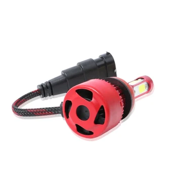 

6000K LED Headlight 2200W 330000LM 4 Side Low Beam White 360° Waterproof