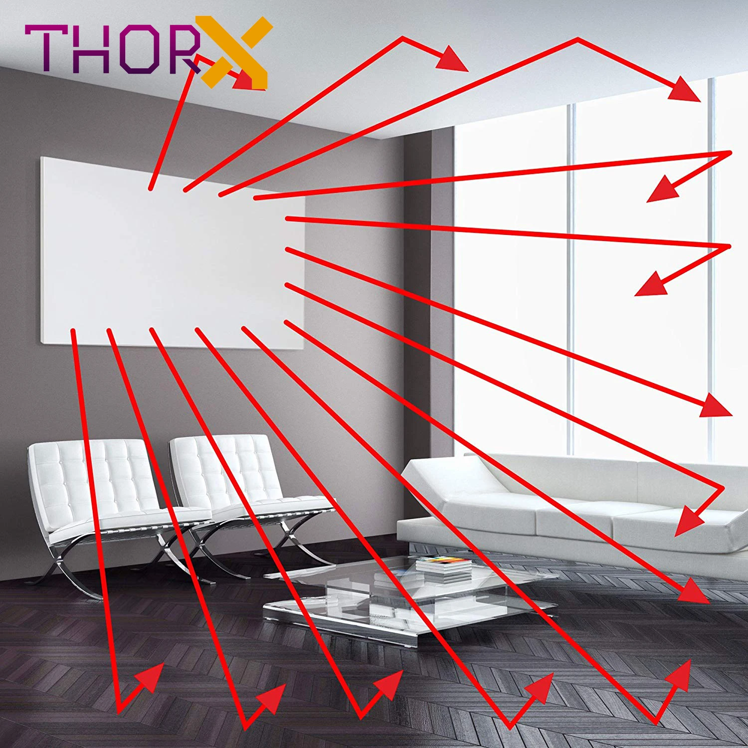 ThorX K600 600W Watt 60x90 cm kızılötesi ısıtıcı ısıtma paneli karbon ThorX K600 600W Watt 60x90 cm kızılötesi ısıtıcı ısıtma paneli karbon