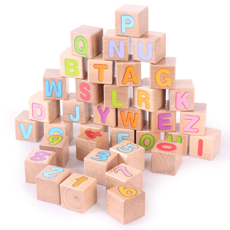 

Ming Tower 70 Grain Logs Building Blocks CHILDREN'S ENLIGHTEN Early Education Lettered Cognitive Boys And Girls with Numbers to