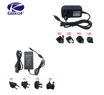 

110-220V AC to DC Power Supply Charger Transformer Adapter 12V 1A 2A 3A 5A 6A 8A US EU Plug 5.5mm x 2.5mm for LED Strip Light