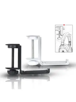 

Universal Aluminum Alloy Headset Holder Adjustable Foldable Headphone Hanger 270B