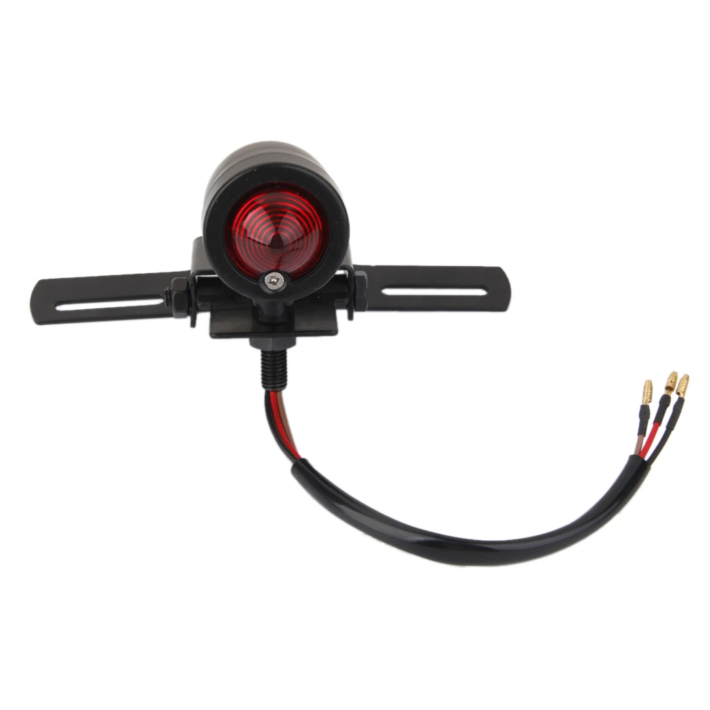 Motorcycle License Plate Tail Light Bracket Mount Custom Bobber Chopper Universal Fits For Honda For Yamaha For Suzuki