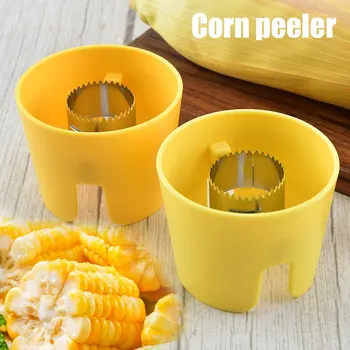 

Hot Stainless Steel Corn Peeler Corn Stripper Threshers Corn Peeler Corn Remover Kitchen Accessories Cooking D6