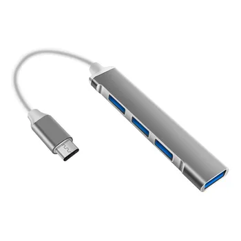 

4-in-1 USB C Hub Dock Thunderbolt 3 Adapter USB Type-C with USB 3.0/2.0 Power Delivery for Macbook Pro/Air 2020