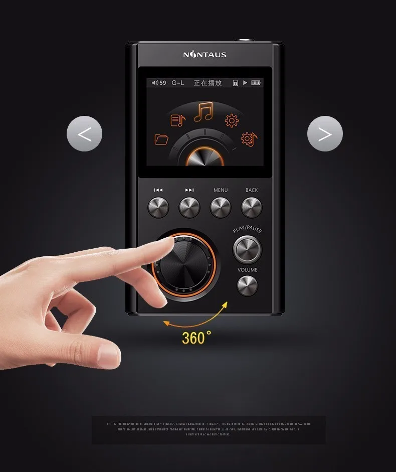 AK NiNTAUS X10S MP3 Hifi плеер обновленная версия DSD64 HIFI музыка Высокое качество Мини Спортивный ЦАП WM8965 процессор 16 Гб