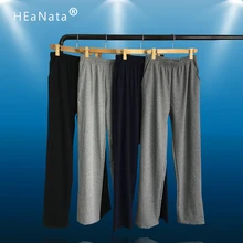 Сезон: весна–лето Для мужчин Спорт Бег Штаны свободные мужские спортивные брюки спортивные штаны спортивной сплошной большой Размеры прямые брюки