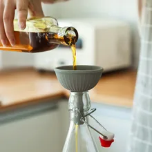 Портативная кухонная Домашняя мини Пищевая силиконовая высокотемпературная Воронка для дозирования жидкости, кухонные инструменты, новинка# B15