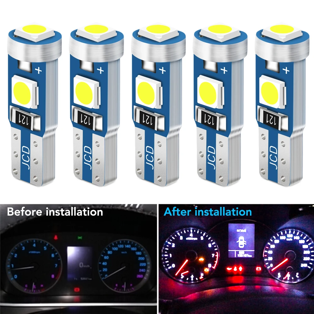 Led Bulb Car Interior Wedge Dashboard Light for Volkswagen VW Passat B5 Jetta Bora Golf MK4 Polo Touran Tiguan t-cross | Автомобили и