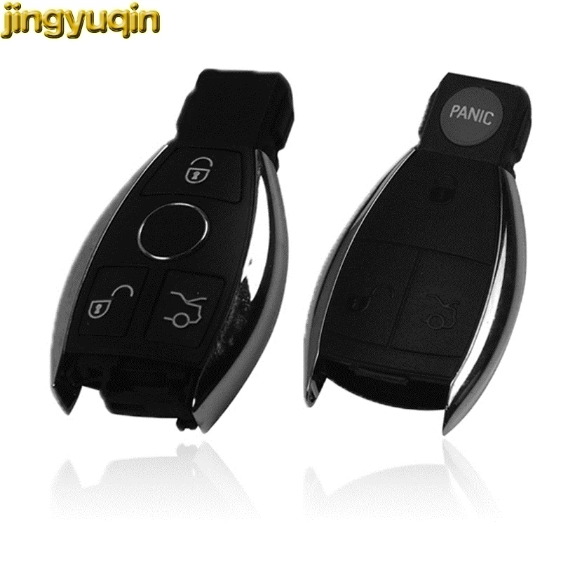 Jingyuqin дистанционный Автомобильный ключ оболочки для Mercedes Benz W203 W204 W210 AMG BGA C CL CLA CLK