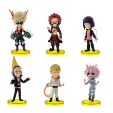 

6Pcs/Set My Hero Academia Figure 8CM PVC Anime Figurine SHOTO TODOROKI EIJIRO KIRISHIMA IZUKI MIDORIYA Ormet Action Figuras