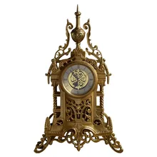 Reloj De mesa Digital De Metal Vintage antiguo clásico reloj De mesa Visualización De fecha Tiempo Relojes De Escritorio decoración del hogar OO50TC