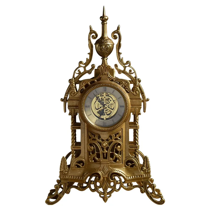 Best Price Metal Digital Table Clock Vintage Antique Classic Table Clock Date Display Time Relojes De Escritorio Home Decor Clocks OO50TC