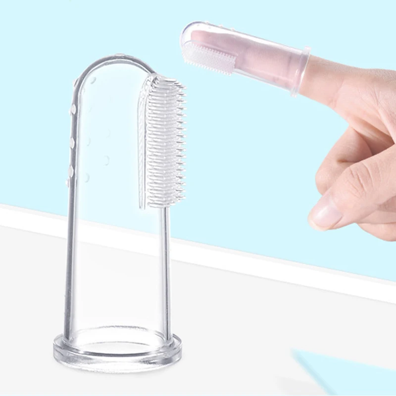 Spazzolino Da Denti Con Scatola Baby Soft No Bpa Silicone Denti Per Neonati Spazzolino Pulito Food Grade Silicone Bebes Assistenza Sanitaria Orale