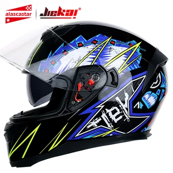 

JIEKAI Helmet Motorcycle Full Face Moto Helmets Double Visor Motocross Helmet Casco Modular Moto Helmet Motorbike Capacete #