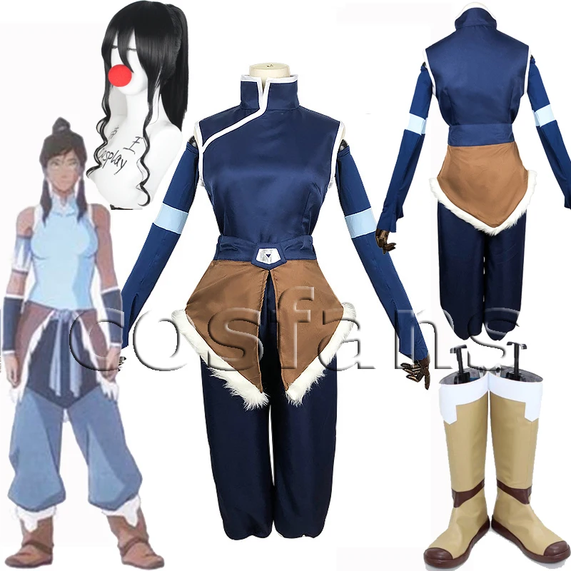 Disfraz de Anime Avatar The Legend of Korra, conjunto completo para  Cosplay, temporada 4 - AliExpress Novedad y uso especial