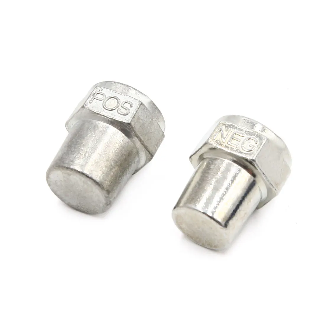 AUTUT 4pcs M8 Car Positive Negative Battery Post Terminal Adapters Zinc Alloy AUTUT 4pcs M8 Car Positive Negative Battery Post Terminal Adapters Zinc Alloy