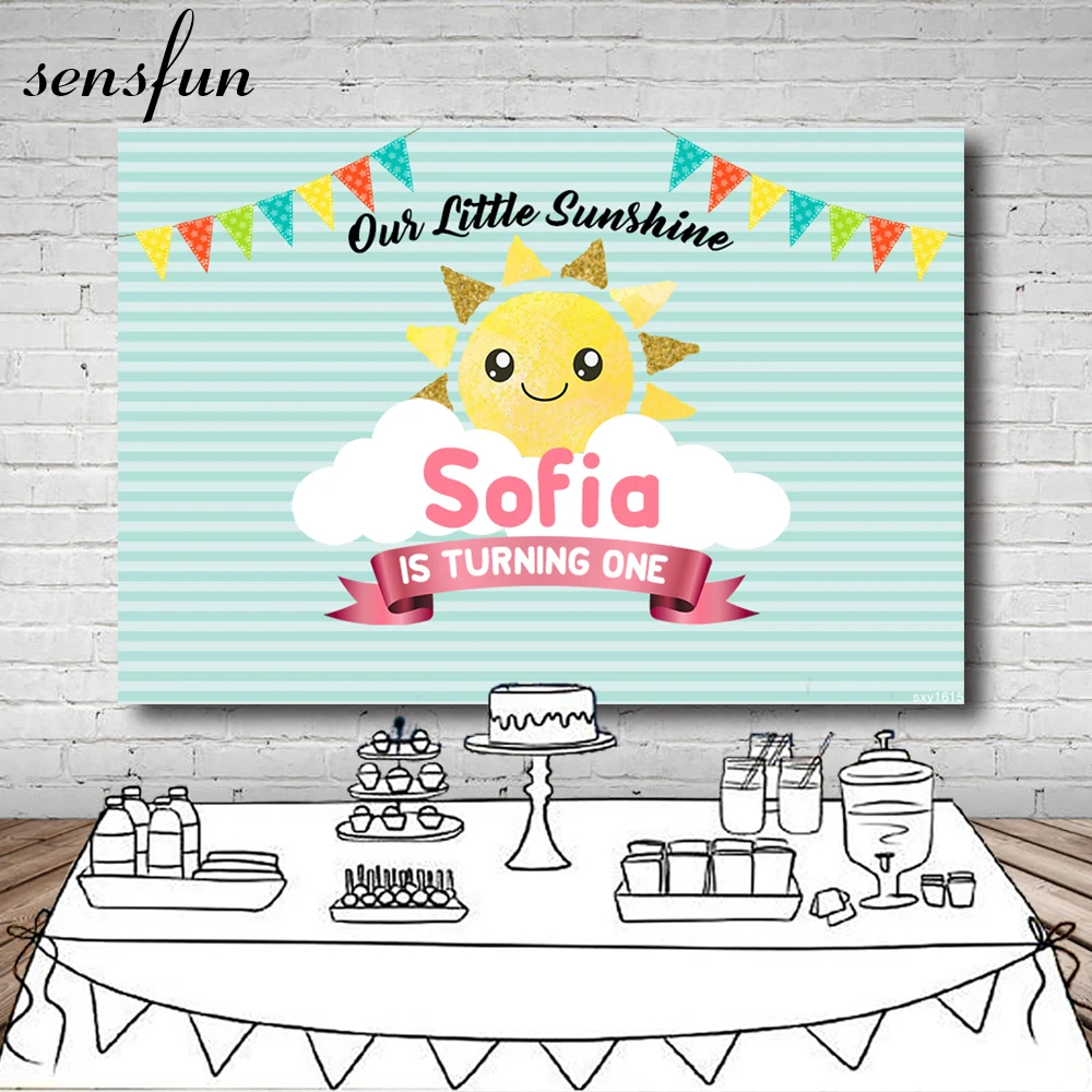 Sensfun нашей маленькой Sunshine тематический фон для фотосъемки Фоны овсянка солнца