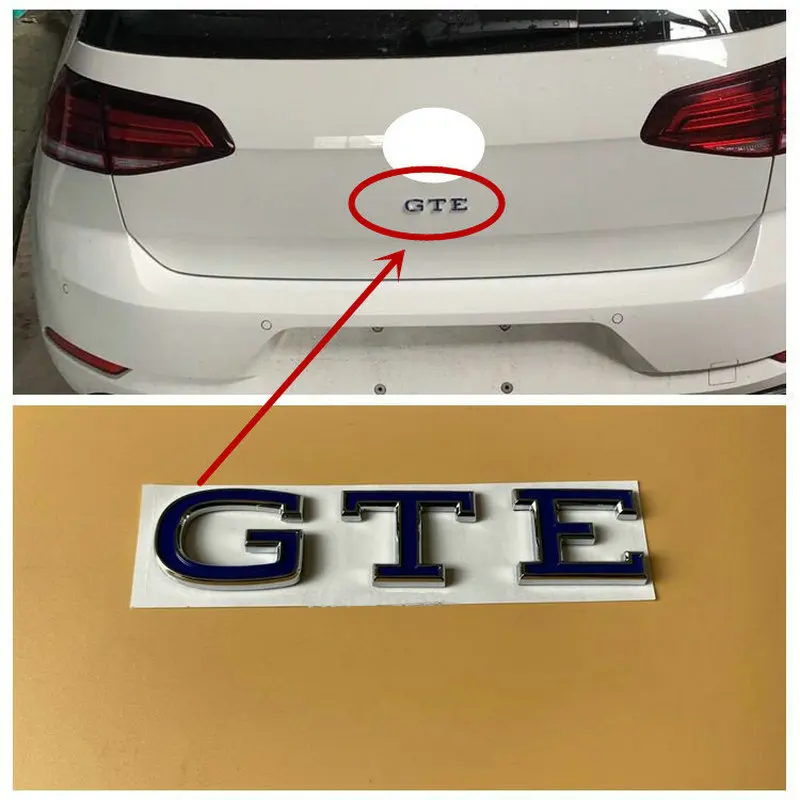 Applicare A Golf 8 Mk8 Passat B8L Gte Vano Bagagli Etichetta Tail Mark Trunk Gte Logo Cilindrata Standard