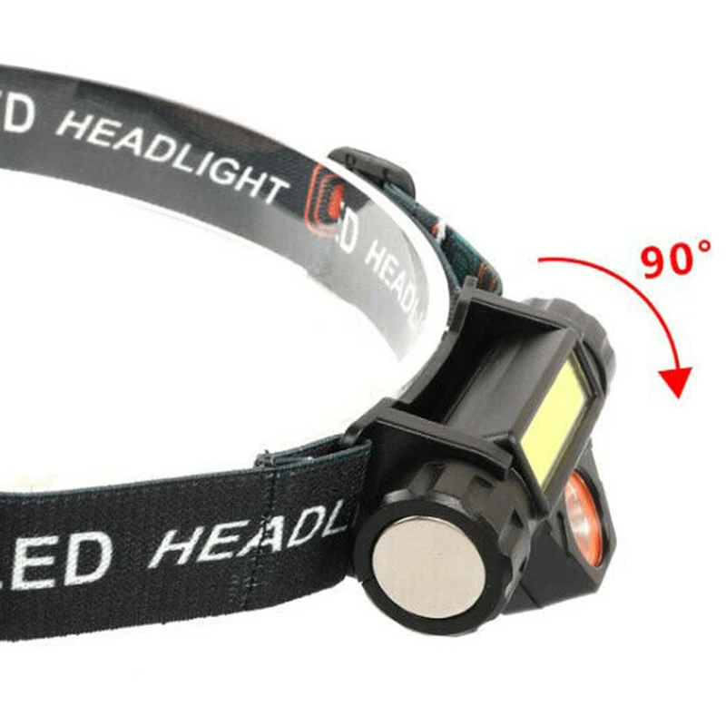 

COB 90-Degree Rotatable Headlight Outdoor Rechargeable Magnetic Camping Light