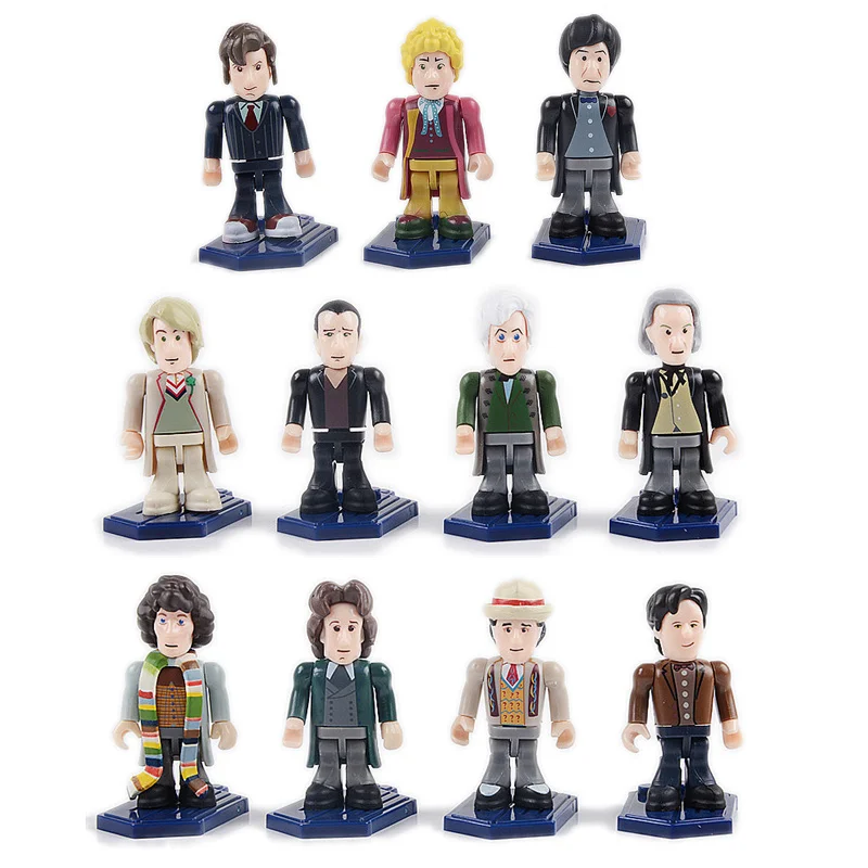 Doctor Who Figure 11 Pack строительные блоки фигурки доктора набор микрофигурок горячие