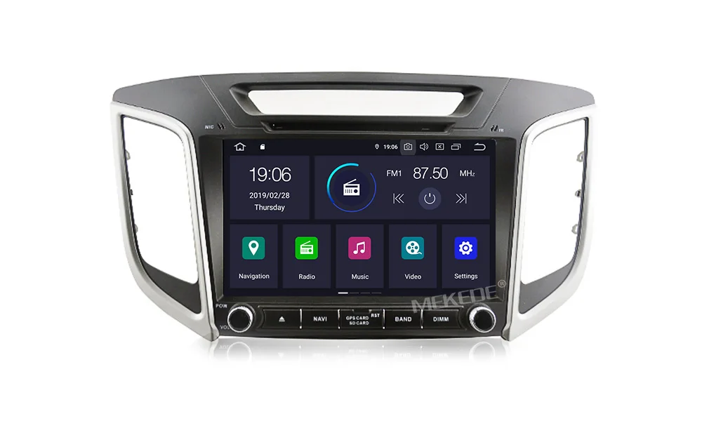 Восьмиядерный Android 9,0 автомобильный dvd-плеер для HYUNDAI IX25 CRETA авто радио головное устройство gps сенсорный экран стерео Мультимедиа wifi Carplay
