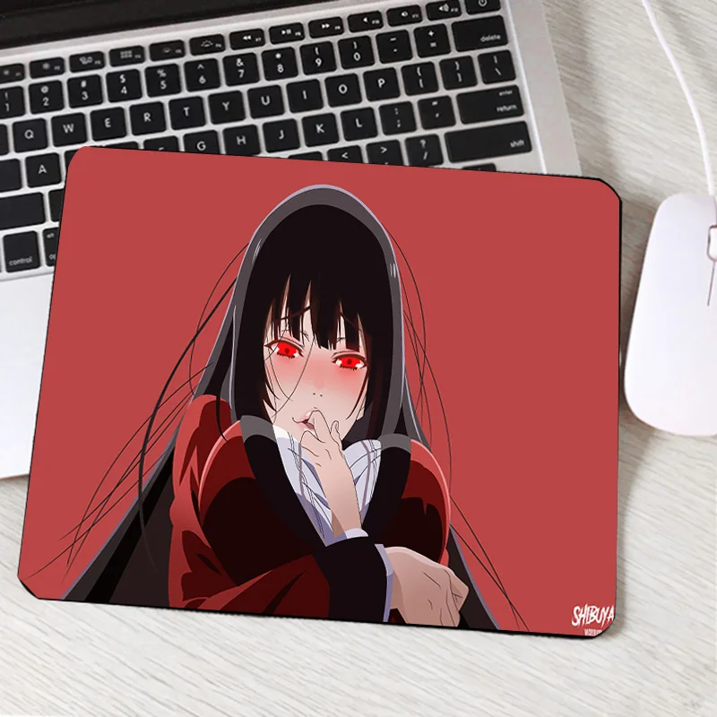 

Sexy Beautiful Cute Anime Girls Jabami Yumeko Comic Small Rubber Mousepad Kakegurui Animation Manga Pc Table Laptop Mat