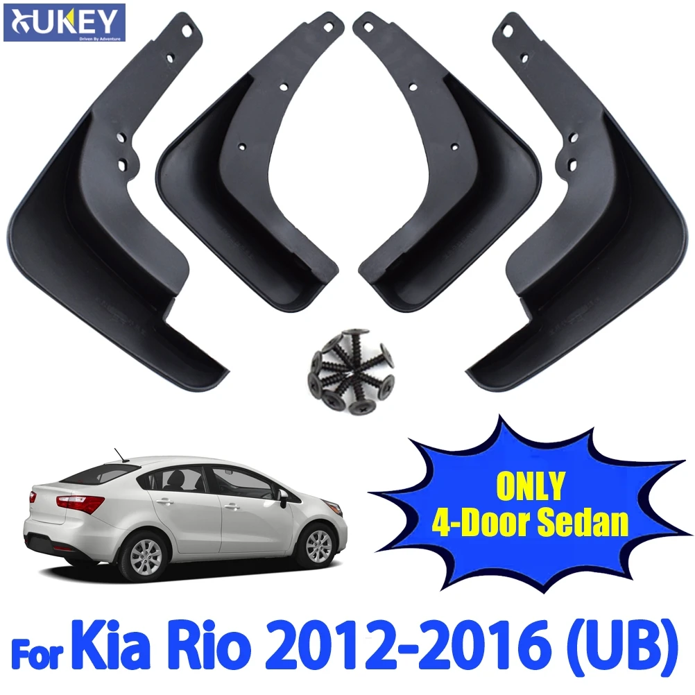 OE стильные литые Брызговики для Kia Rio 3 2012 2016 UB седан брызговики Брызговики|car mud