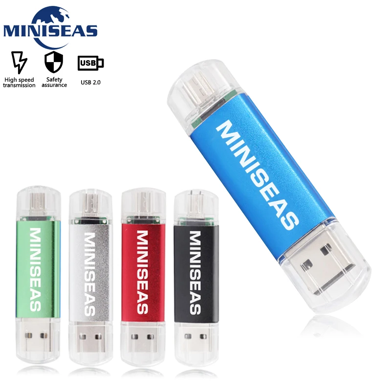 Usb флеш накопитель металлический 9 цветов OTG для телефона 8 ГБ 4 Флешка 64 Гб 32 16