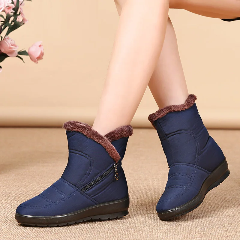 Women Boots 2020 News Hot Sale Boot Female Non-Slip Women's Winter Shoes Large Size Women's Ankle Boots Zapatos De Mujer