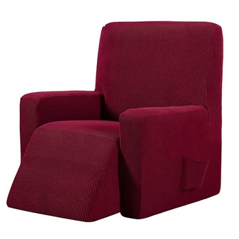 

Waterproof Elastic Recliner Chair Cover All-Inclusive Massage Sofa Couch Cover for Wingback Chair Sofa Red