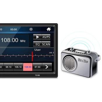 

2 DIN 7''Touch HD Car Radio Player Audio Stereo Player auto Bluetooth V2.0 Handsfree Touch Screen MP3 MP4 MP5 USB FM AutoRadio