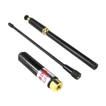 

AL800 VHF UHF Dual Band Sma-M Male Telescopic Antenna High Gain for Two Way Radio Baofeng UV-3R Yaesu VX-3R VX-6R Walkie Talkie