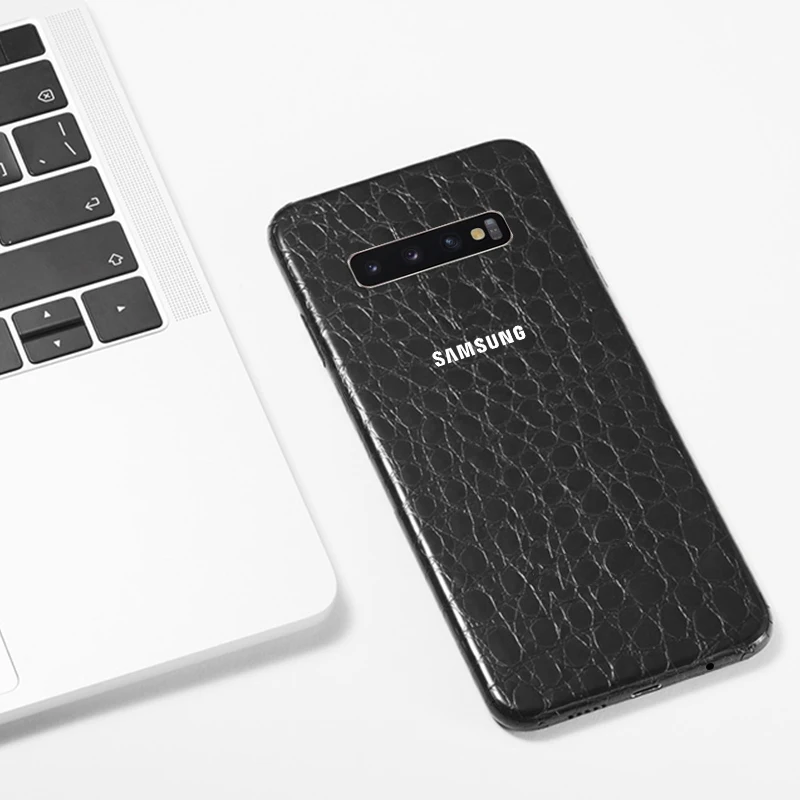 Роскошный тонкий защитный чехол YCSTICKER с текстурой животного Для SamsungGalaxy S10 s10Plus