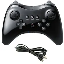Manette de jeu classique sans fil avec câble USB, pour nintendo wii U Pro