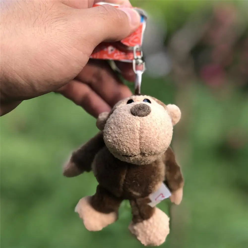 森猿ペンダントぬいぐるみキーリング 5個キーホルダー キーホルダーのギフト送料無料 Plush Keyrings Plush Pendantkeyring Plush Aliexpress